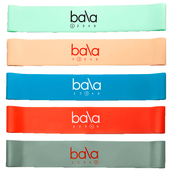 Bala Exercise/Resistance Bands - Pack of 5