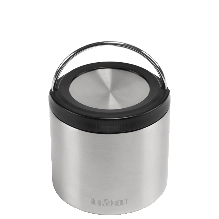 Insulated food canister Brushed stainless