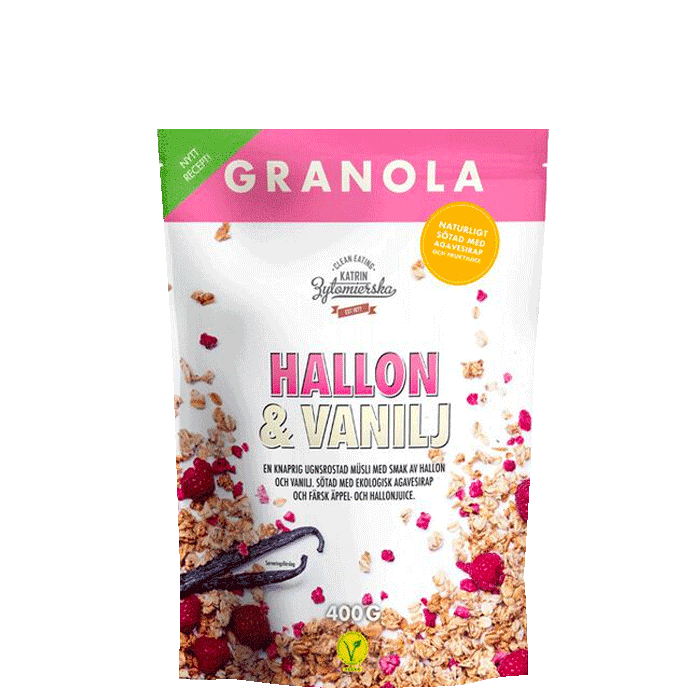 Granola Hallon & Vanilj