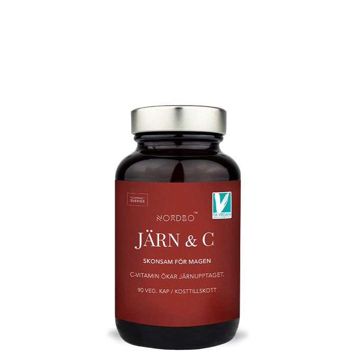 Järn & C-vitamin 90 kapslar