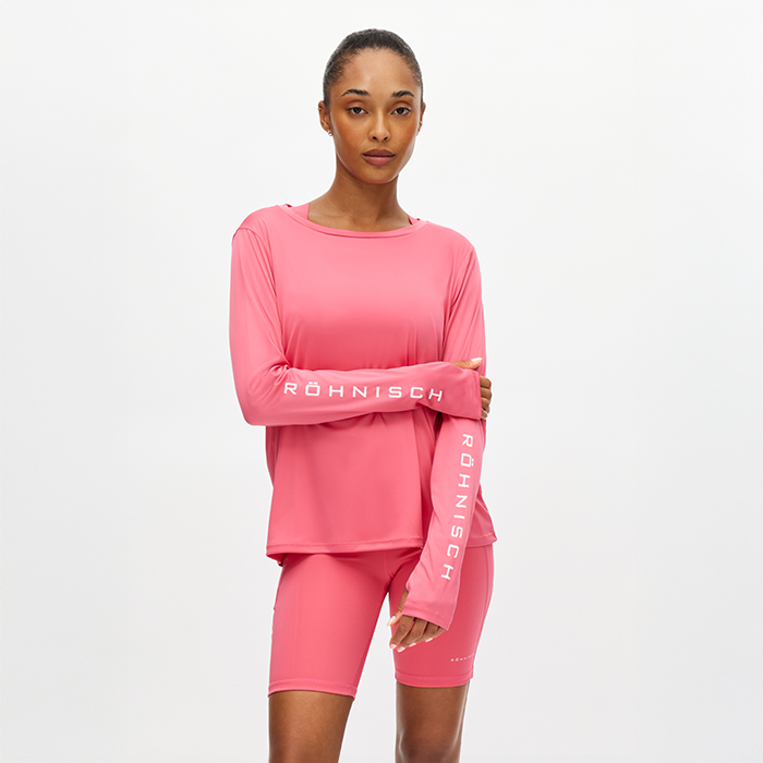 Team Logo Långärmad Rosa