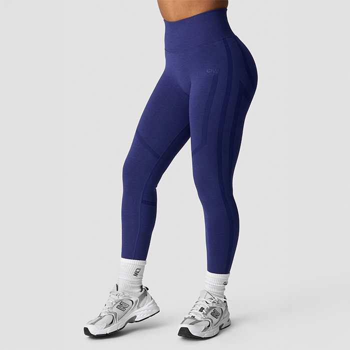 Rush Seamless Tights Mörkblå
