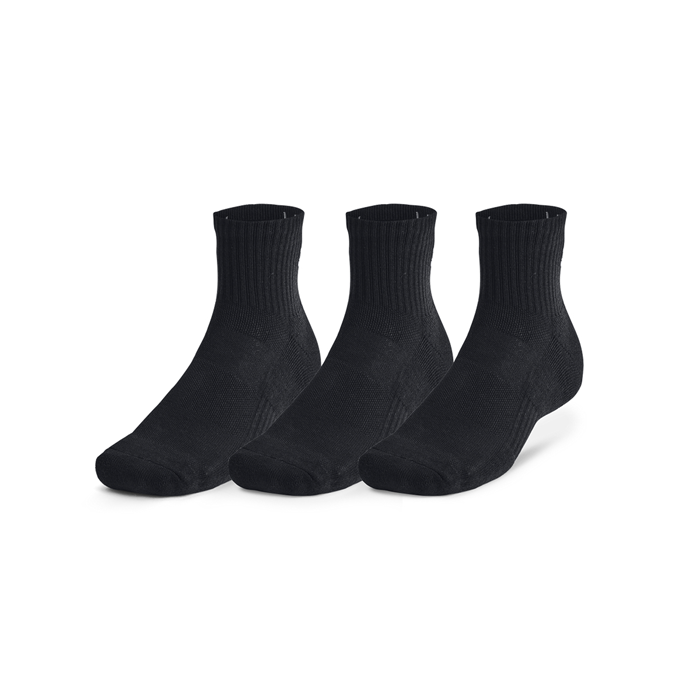 UA Tech Strumpor 3 pack Svart
