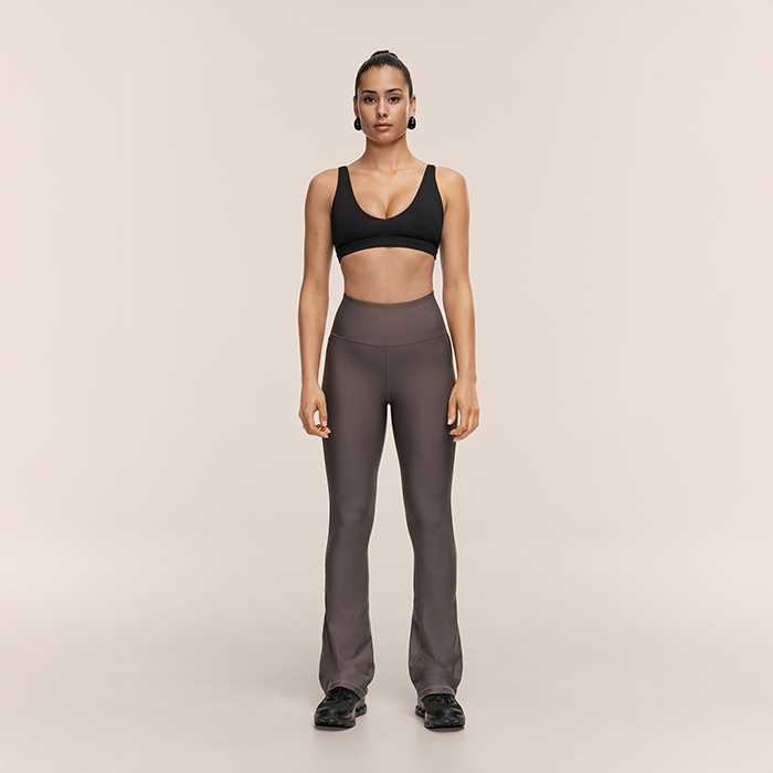 Flare Träningsbyxor Mörkgrå