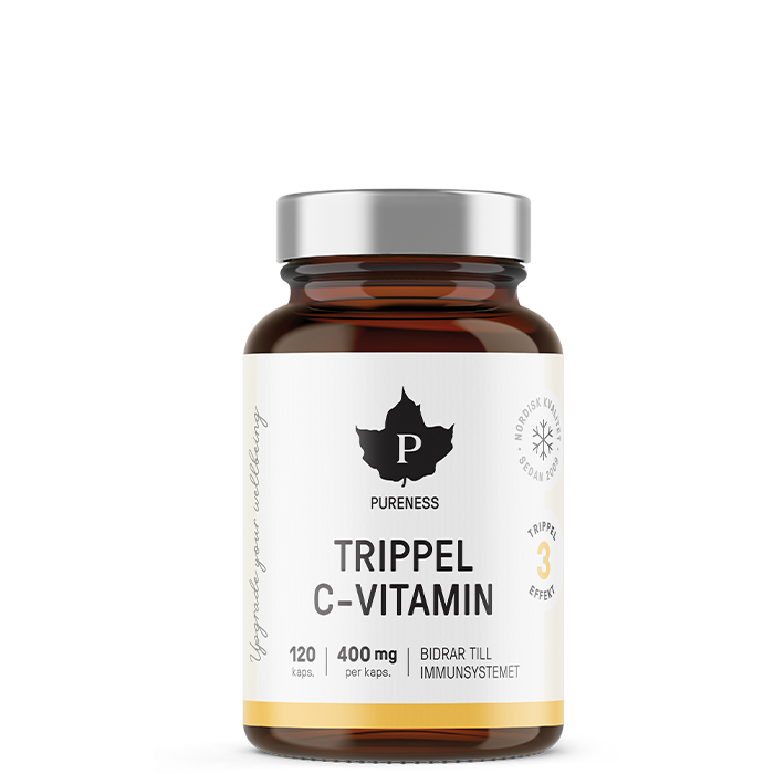 Trippel C-vitamin 120 kapslar