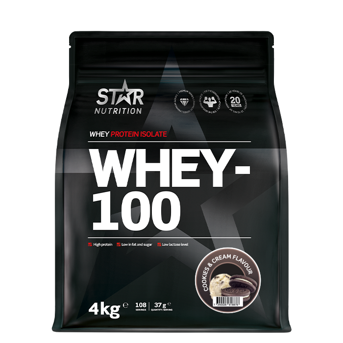 Whey-100 Vassleprotein 4 kg