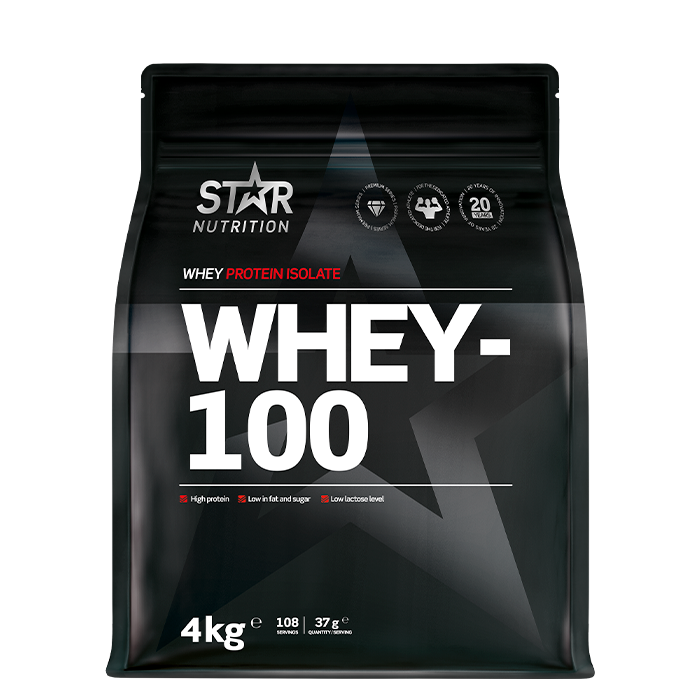 Whey-100 Vassleprotein 4 kg