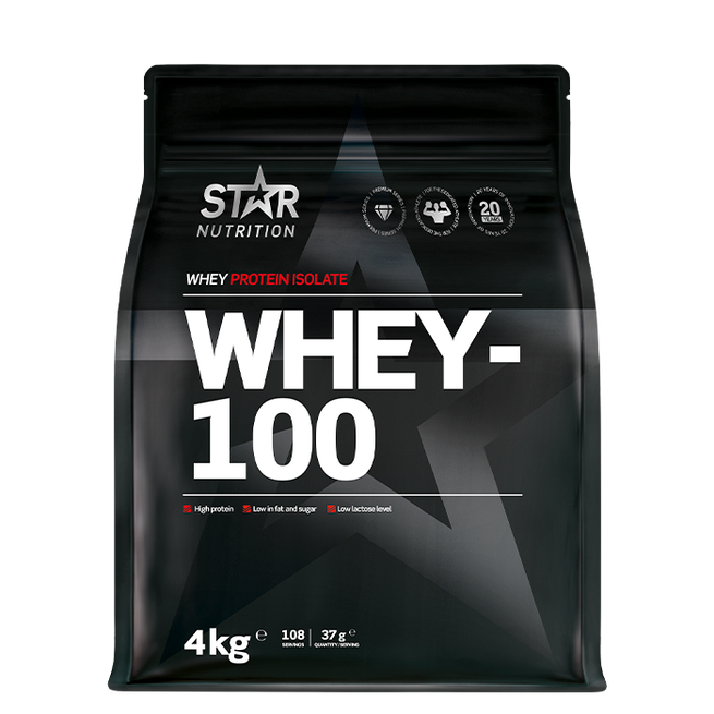 Whey-100 Vassleprotein 4 kg