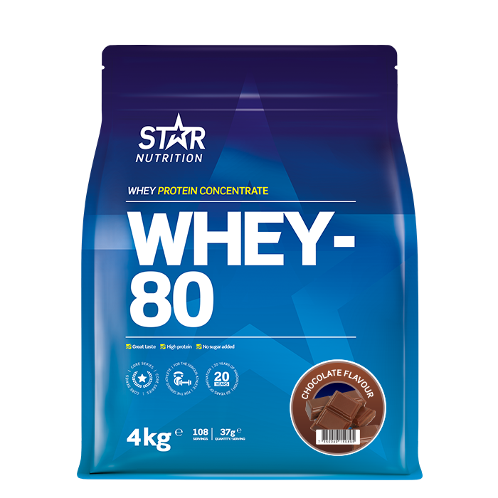 Whey-80 Vassleprotein 4 kg
