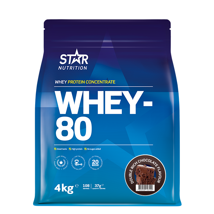 Whey-80 Vassleprotein 4 kg