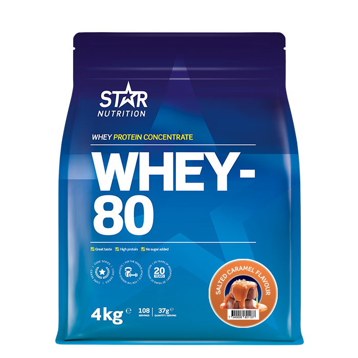 Whey-80 Vassleprotein 4 kg