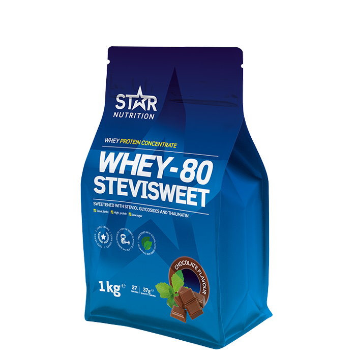 Whey-80 SteviSweet Vassleprotein 1 kg