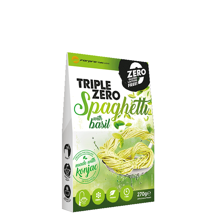 Triple Zero Pasta Lågkalori Spagetti Basilika 270 g
