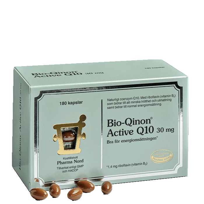 Bio-Qinon Active Q10 30 mg 180 kapslar