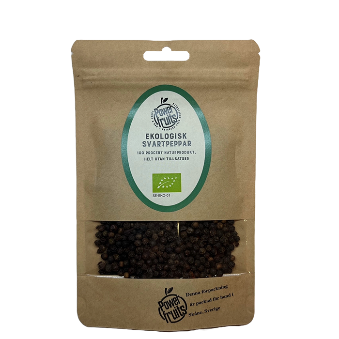 Ekologisk Svartpeppar Hel 200 g