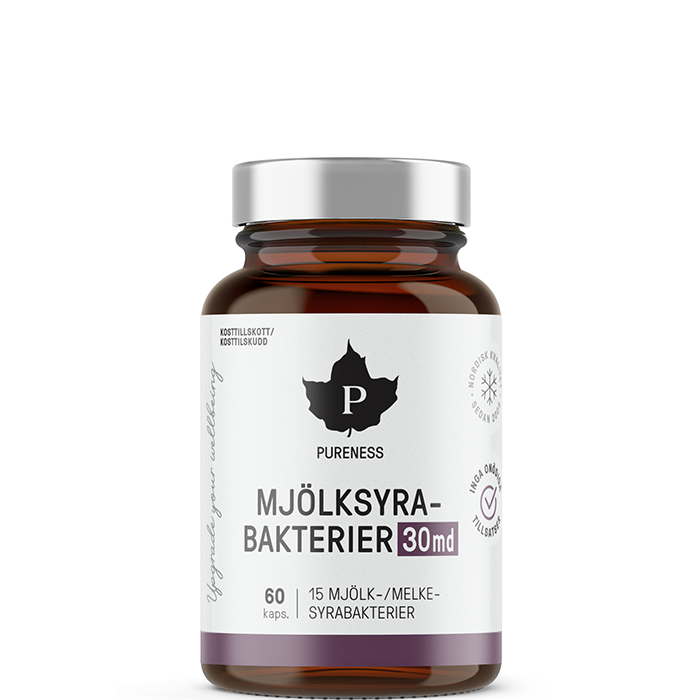 Mjölksyrabakterier 30 md 60 kapslar