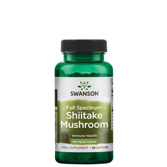 Full Spectrum Shiitake Mushroom 500 mg 60 kapslar