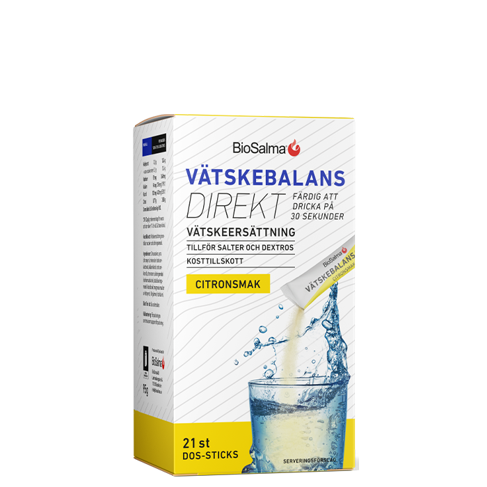 Vätskebalans Direkt Vätskeersättning 21 portionspåsar Citron