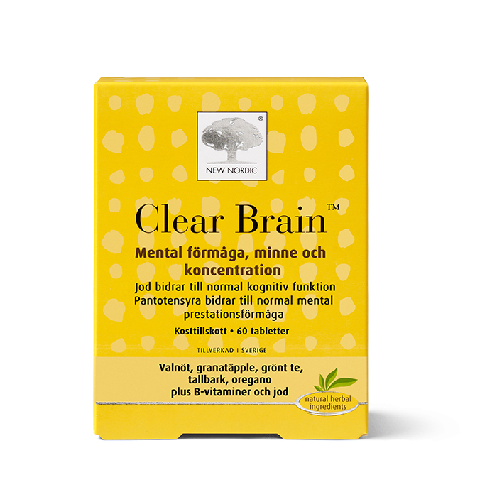 Clear Brain 60 tabletter