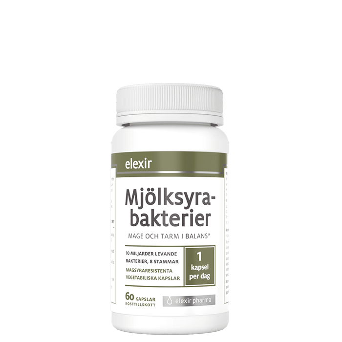 Mjölksyrabakterier 60 kapslar