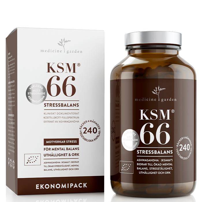 KSM66 Ashwagandha Eko 240 kapslar
