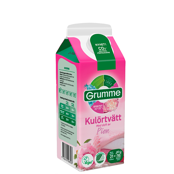 Flytande Kulörtvätt Plus Pion 750 ml