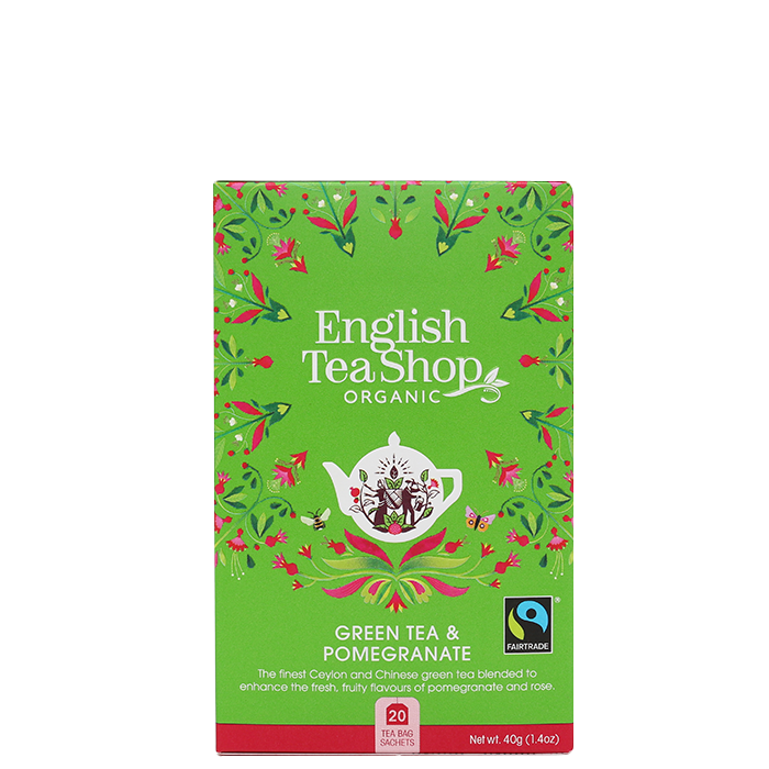 Grönt Te Granatäpple 20 tepåsar
