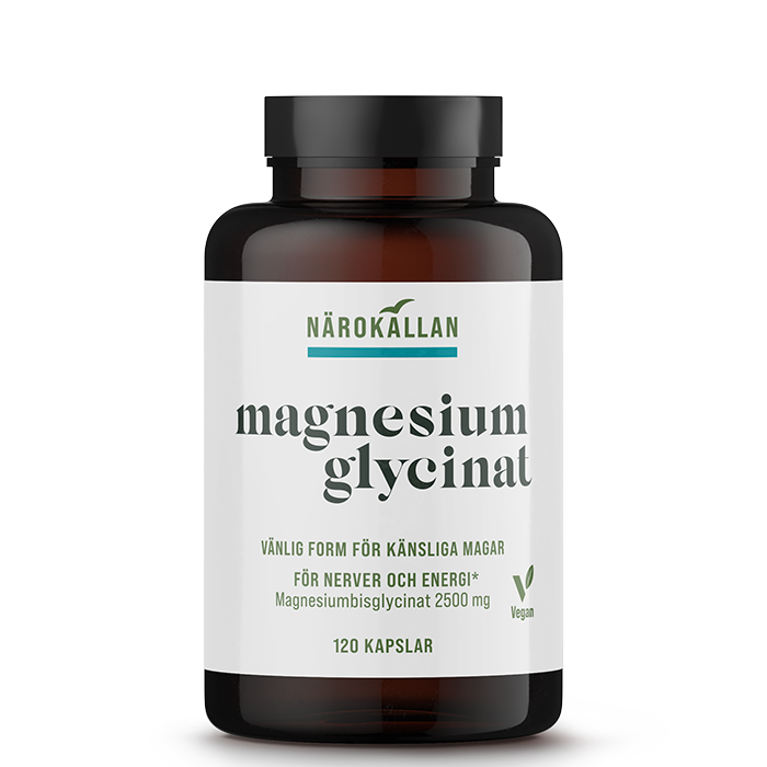 Magnesiumglycinat 120 kapslar