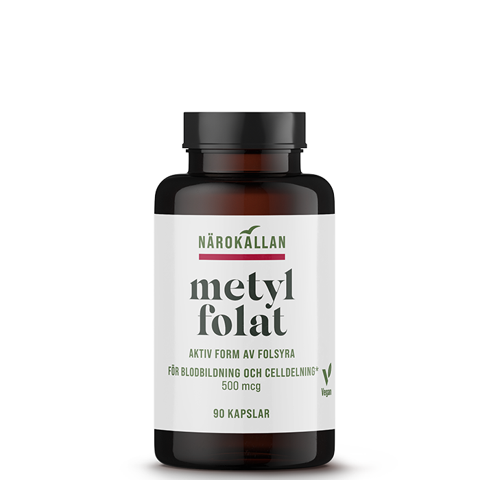 Metylfolat 90 kapslar