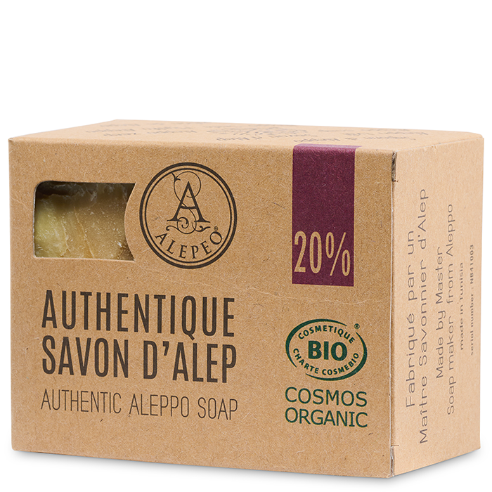 Aleppotvål 20% Lagerbärsolja 200 g