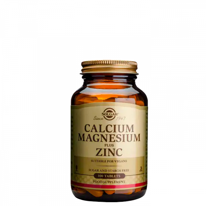 Kalcium Magnesium + Zink 100 tabletter
