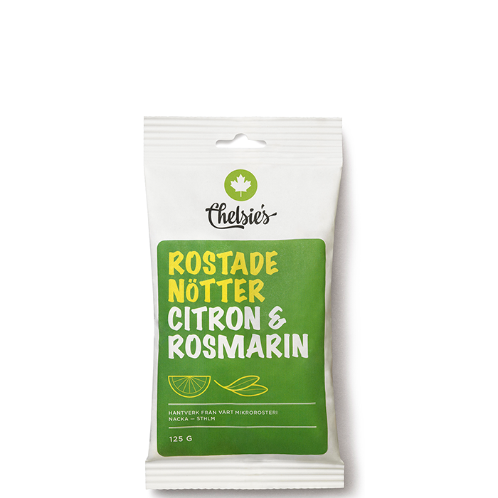 Rostade Nötter Citron Och Rosmarin 125 g