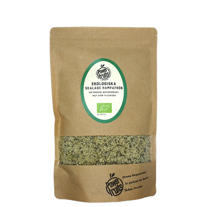 Ekologiska Skalade Hampafrön 500 g