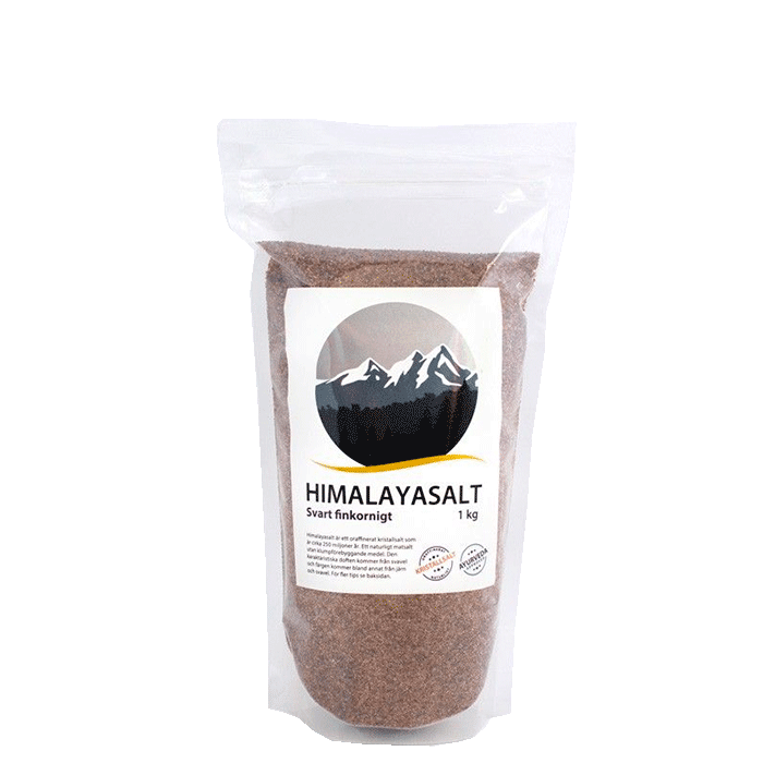 Himalayasalt Svart Fint 1 kg