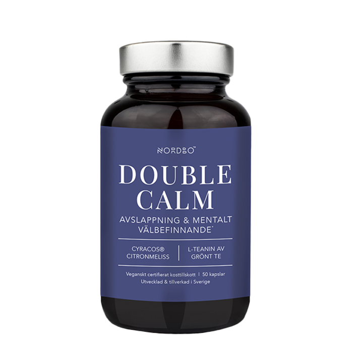 Double Calm Citronmeliss L-teanin 50 kapslar