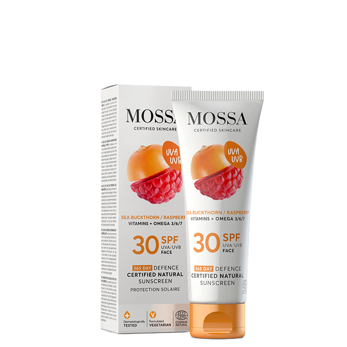 Naturligt Solskydd för ansiktet SPF30 50 ml