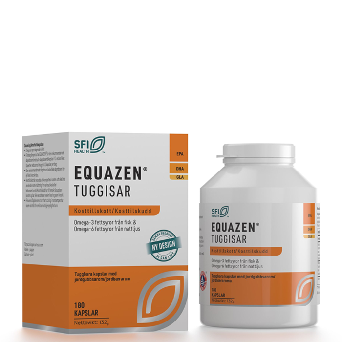 Equazen Chews Tuggisar Jordgubb 180 kapslar
