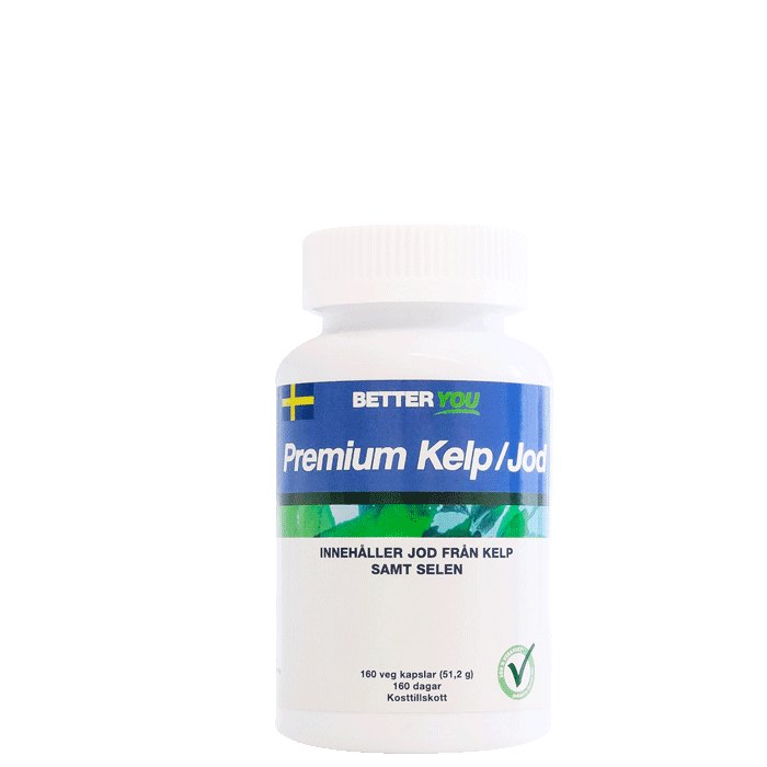 Premium Kelp/Jod 160 Kapslar