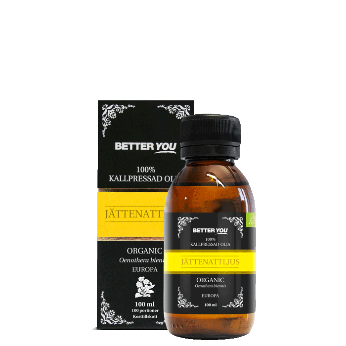 Kallpressad Jättenattljusolja 100 ml