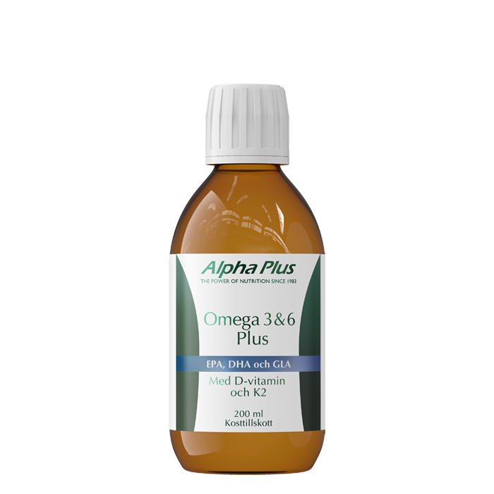 Omega 3 & Omega 6 Plus 200 ml Citron