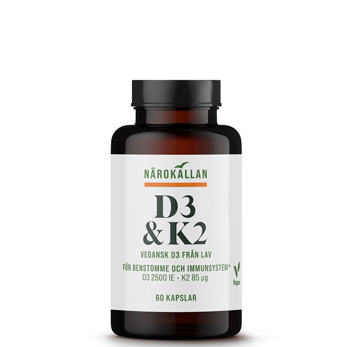 D3 & K2 60 kapslar
