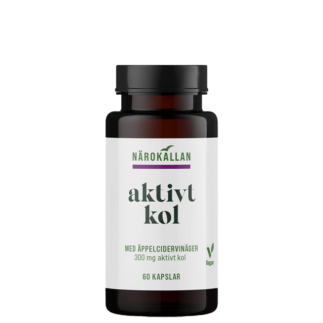 Aktivt Kol + Äppelcidervinäger 60 kapslar