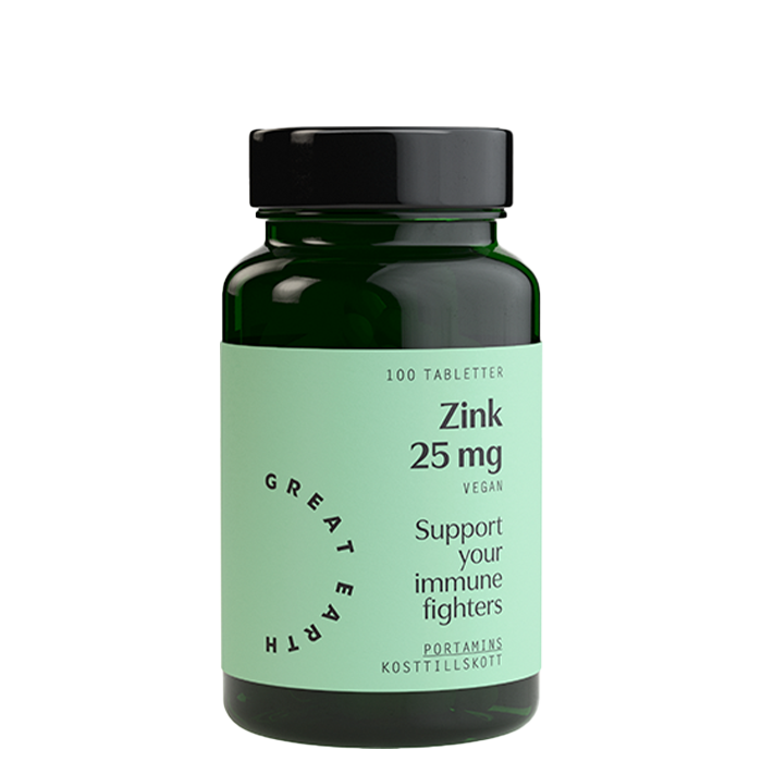 Zink 25mg 100 tabletter