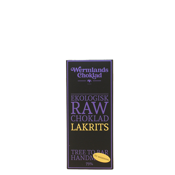 Raw Ekologisk Choklad Lakrits 50 g