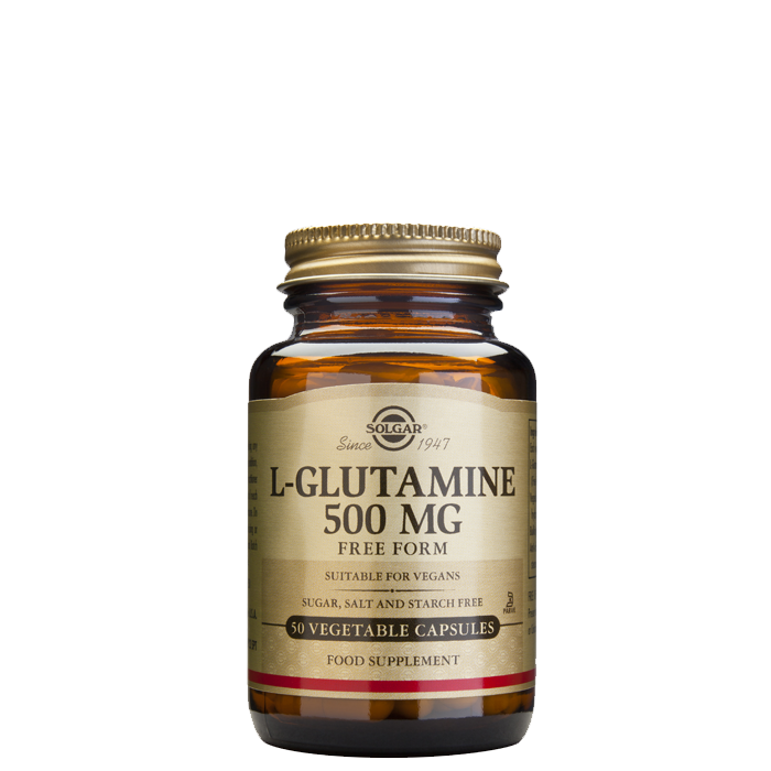 L-glutamin 500 mg 50 kapslar