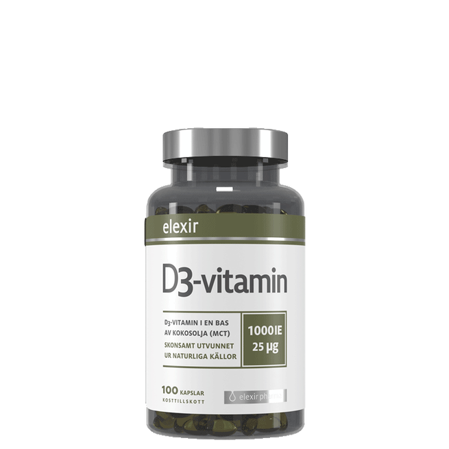 D3-vitamin 25 mcg 1000 IE 100 kapslar