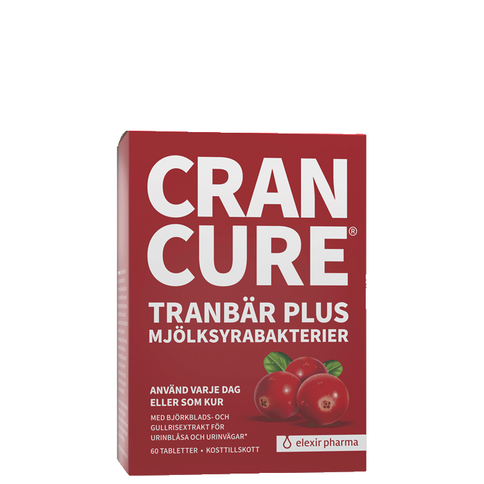 Cran Cure® Tranbär + Mjölksyrabakterier 60 tabletter