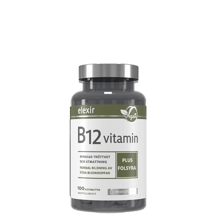 Vitamin B-12 Vegan 100 tabletter