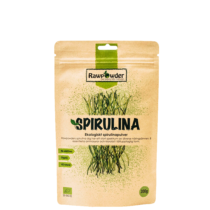 Ekologiskt Spirulinapulver 200 g