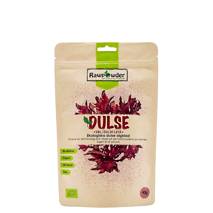Ekologisk Dulse Alg Blad RAW 40 g